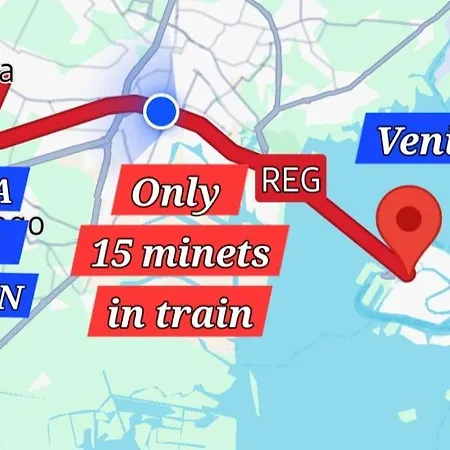 New Bb 15 Min By Train From Venice Historic