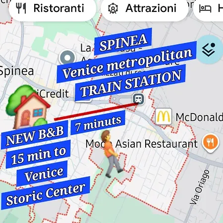 Bed and breakfast New Bb 15 Min By Train From Venice Historic