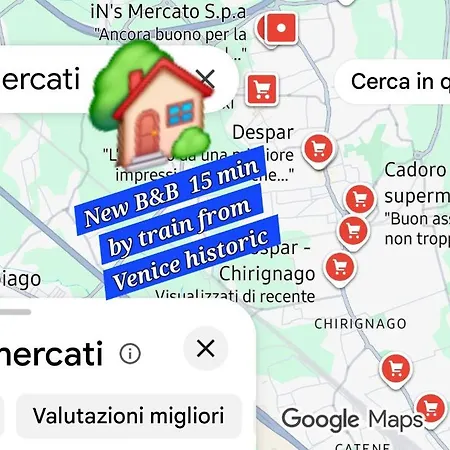 New Bb 15 Min By Train From Venice Historic B&B