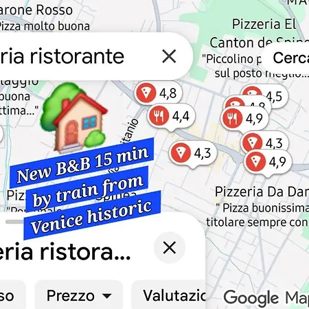 B&B New Bb 15 Min By Train From Venice Historic 스피니아