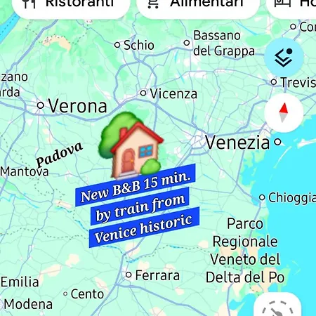 New Bb 15 Min By Train From Venice Historic Bed and breakfast